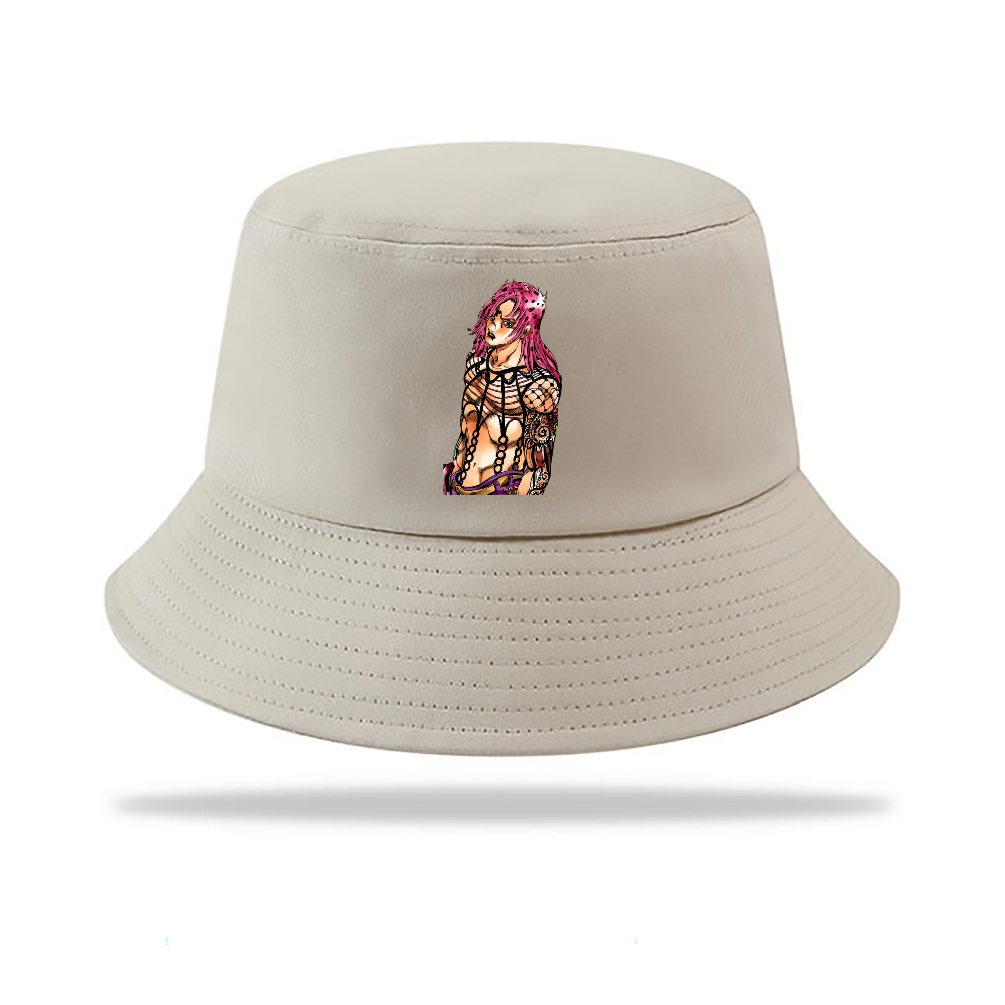 （画像用） ジョジョの奇妙な冒険 ビネガー?ドッピオ JoJo's Bizarre Adventure Vinegar Doppio アウトドア日除けバケットハット
